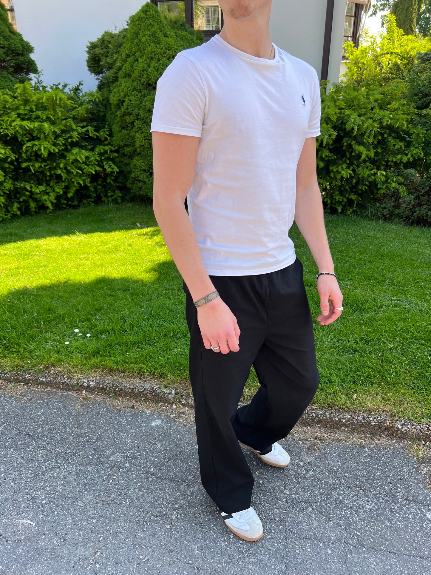 Linnebyxor Svart