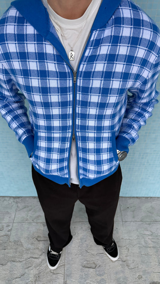 Zip Hoodie Cobalt Blue